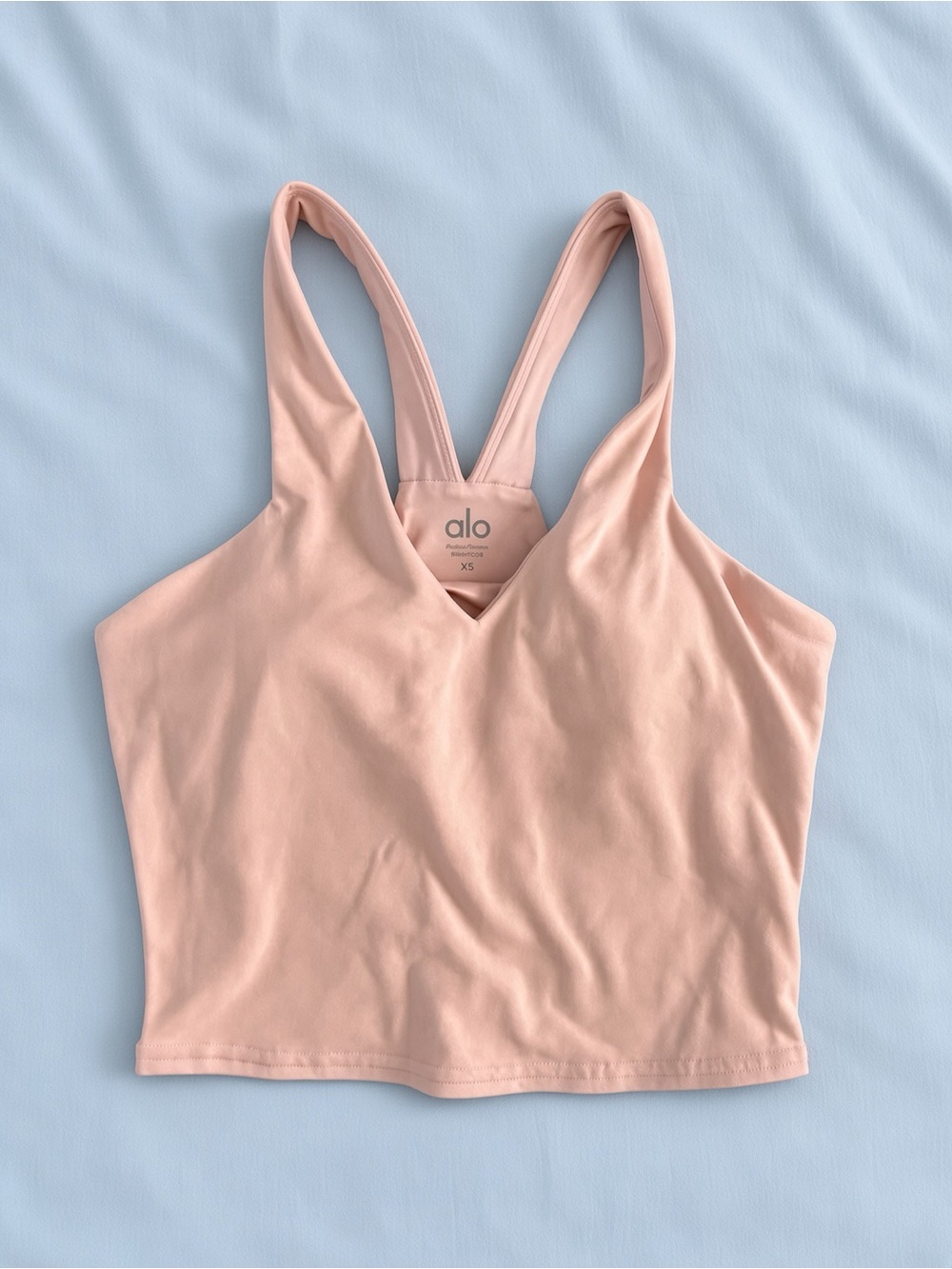 Alo Airbrush Women’s Pink Bra Tank Size S